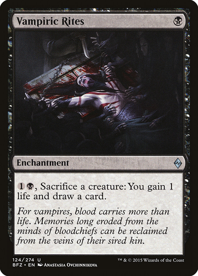 Vampiric Rites [Battle for Zendikar] | Clutch Gaming