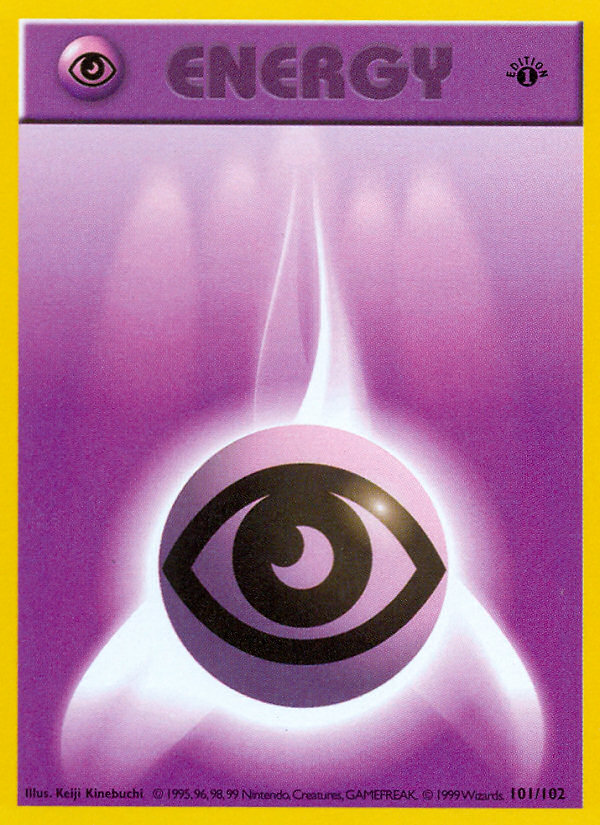 Psychic Energy (101/102) (Shadowless) [Base Set 1st Edition] | Clutch Gaming