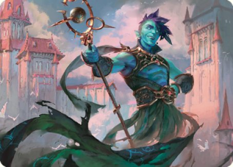 Haughty Djinn Art Card [Dominaria United Art Series] | Clutch Gaming