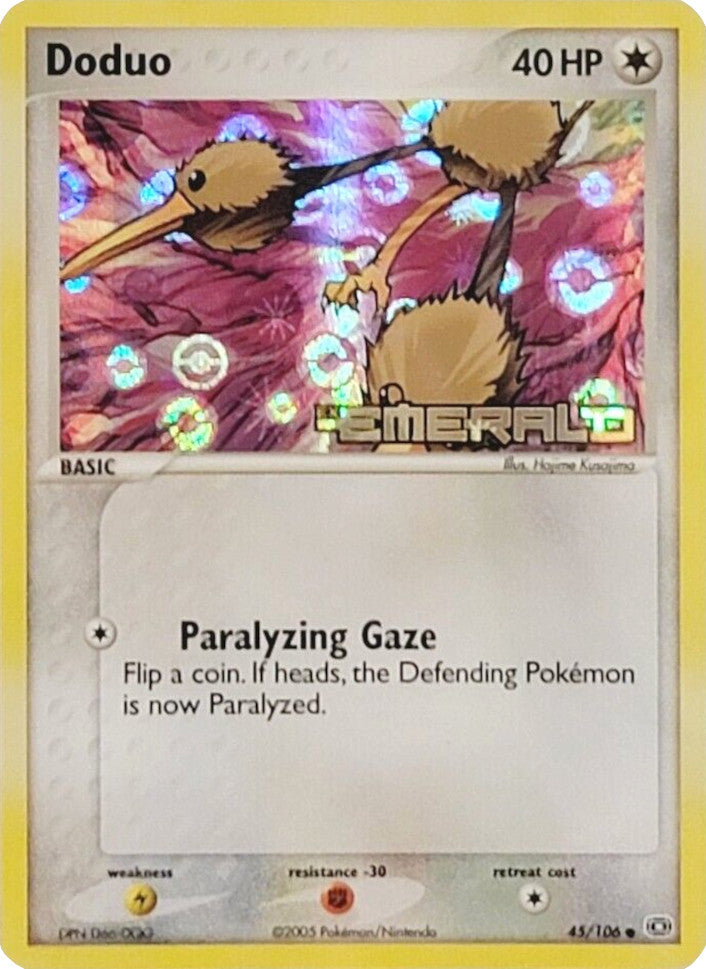 Doduo (45/106) (Stamped) [EX: Emerald] | Clutch Gaming