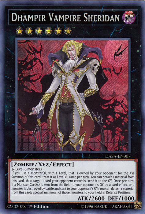 Dhampir Vampire Sheridan [DASA-EN007] Secret Rare | Clutch Gaming