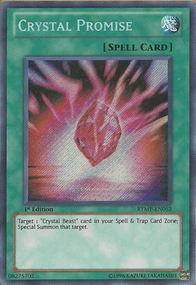 Crystal Promise [RYMP-EN052] Secret Rare | Clutch Gaming