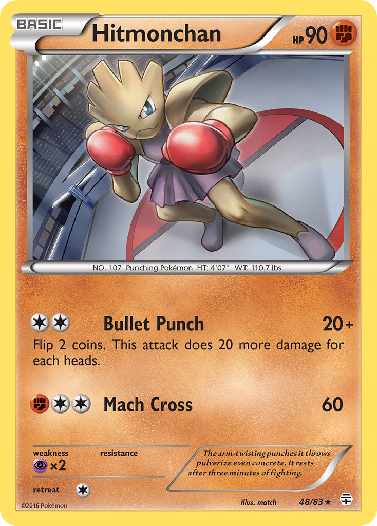 Hitmonchan (48/83) [XY: Generations] | Clutch Gaming