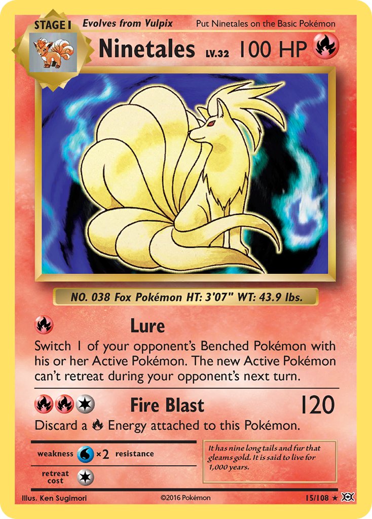 Ninetales (15/108) (Theme Deck Exclusive) [XY: Evolutions] | Clutch Gaming