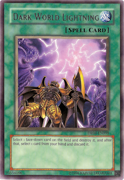 Dark World Lightning [DR04-EN098] Rare | Clutch Gaming