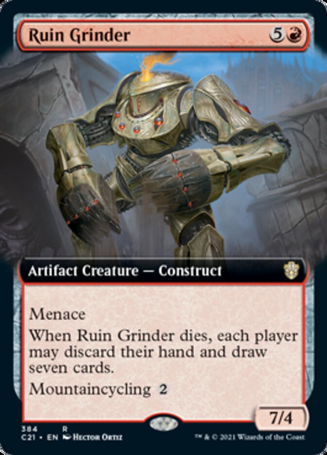 Ruin Grinder (Extended Art) [Commander 2021] | Clutch Gaming