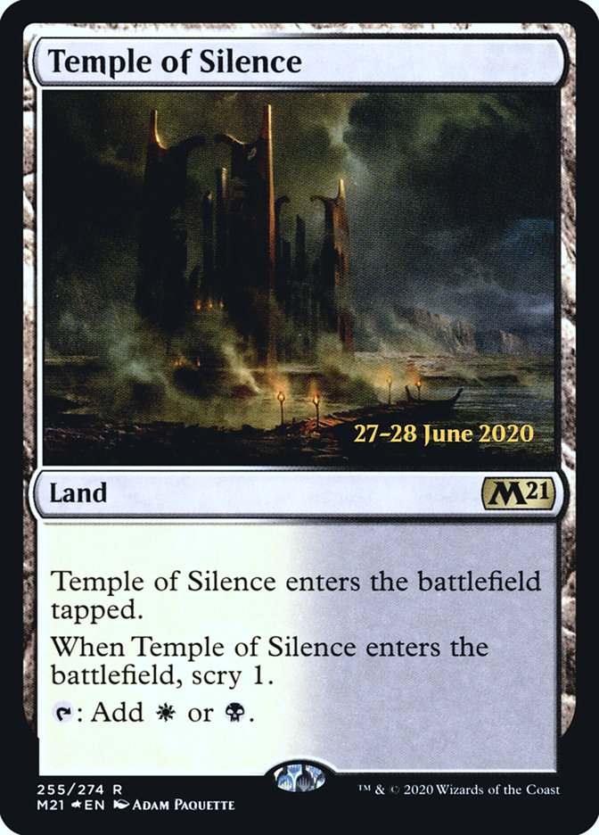 Temple of Silence [Core Set 2021 Prerelease Promos] | Clutch Gaming