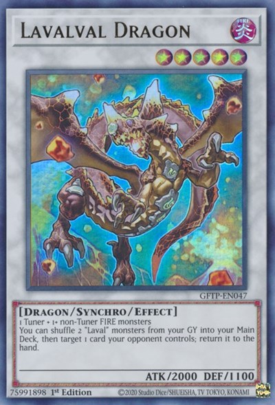 Lavalval Dragon [GFTP-EN047] Ultra Rare | Clutch Gaming