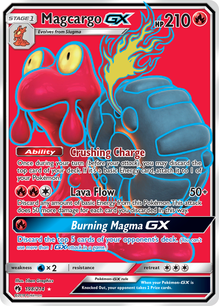 Magcargo GX (198/214) [Sun & Moon: Lost Thunder] | Clutch Gaming