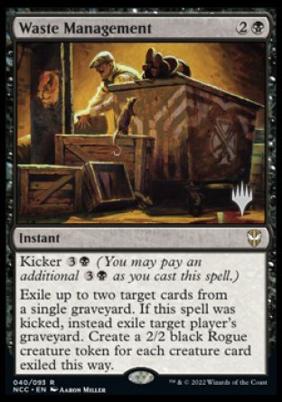 Waste Management (Promo Pack) [Streets of New Capenna Commander Promos] | Clutch Gaming