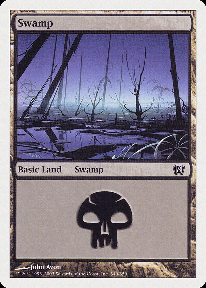 Swamp (340) [Eighth Edition] | Clutch Gaming