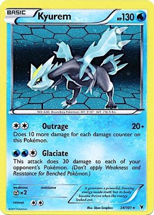 Kyurem (34/101) (Cosmos Holo) [Black & White: Noble Victories] | Clutch Gaming