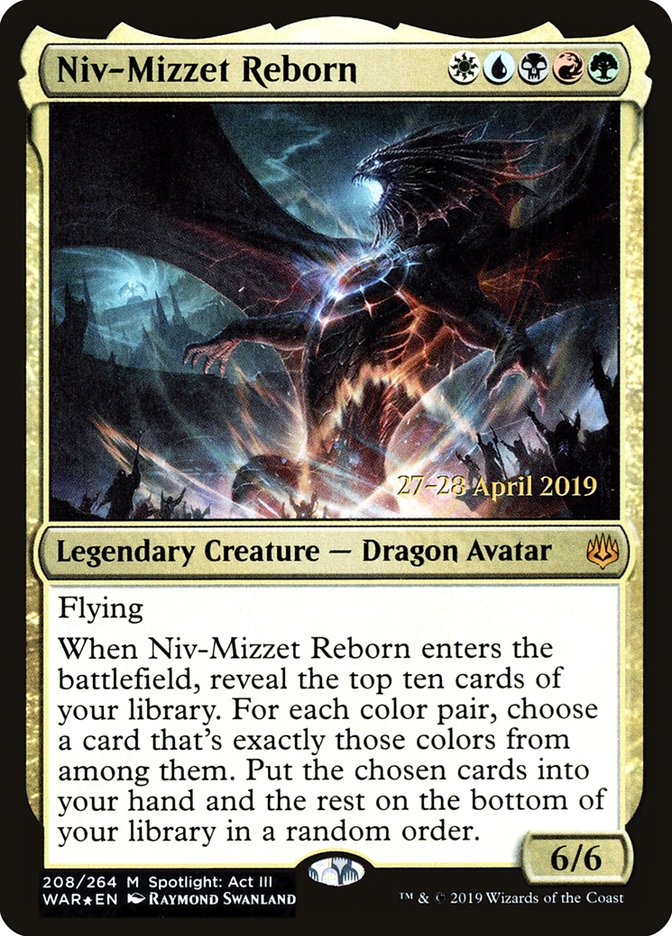 Niv-Mizzet Reborn [War of the Spark Prerelease Promos] | Clutch Gaming