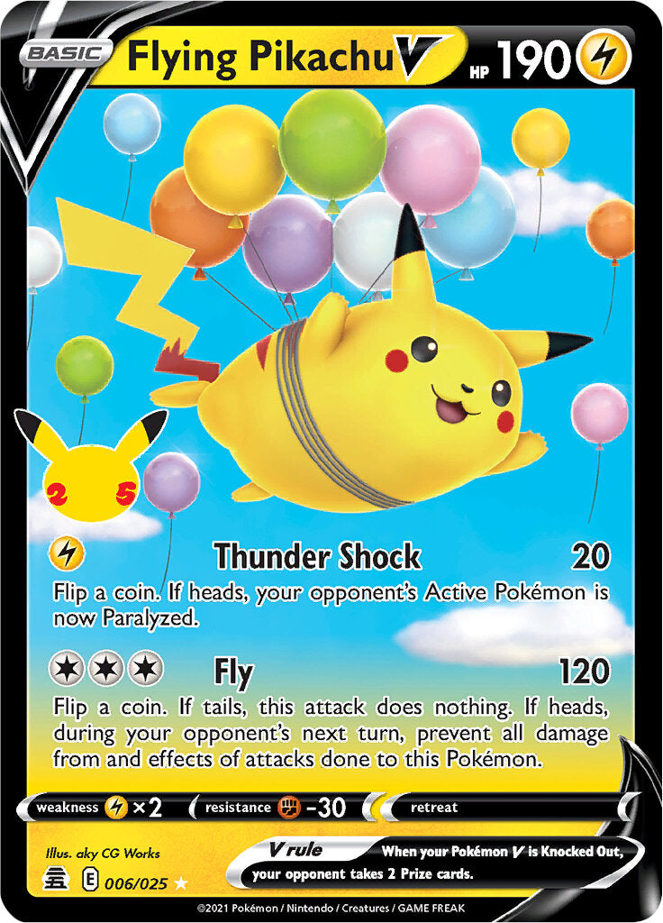 Flying Pikachu V (006/025) [Celebrations: 25th Anniversary] | Clutch Gaming