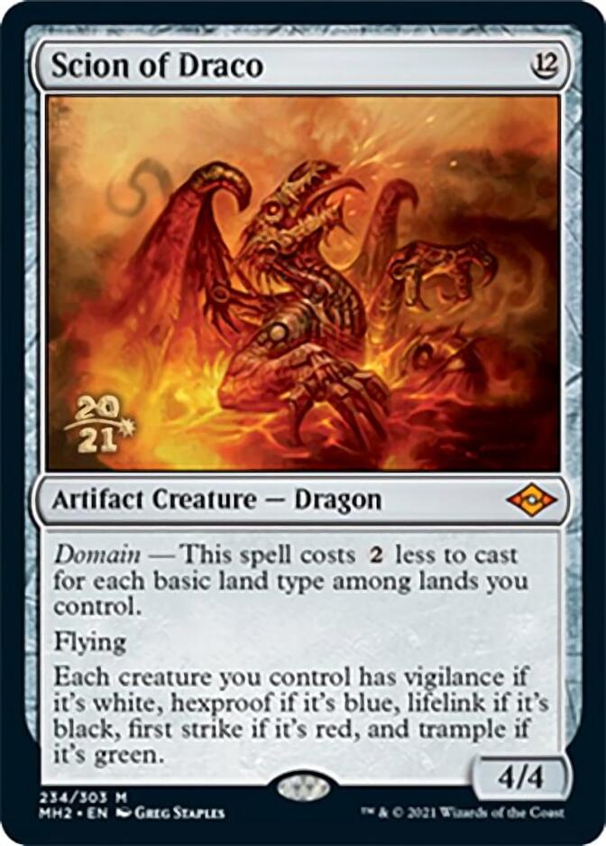 Scion of Draco [Modern Horizons 2 Prerelease Promos] | Clutch Gaming