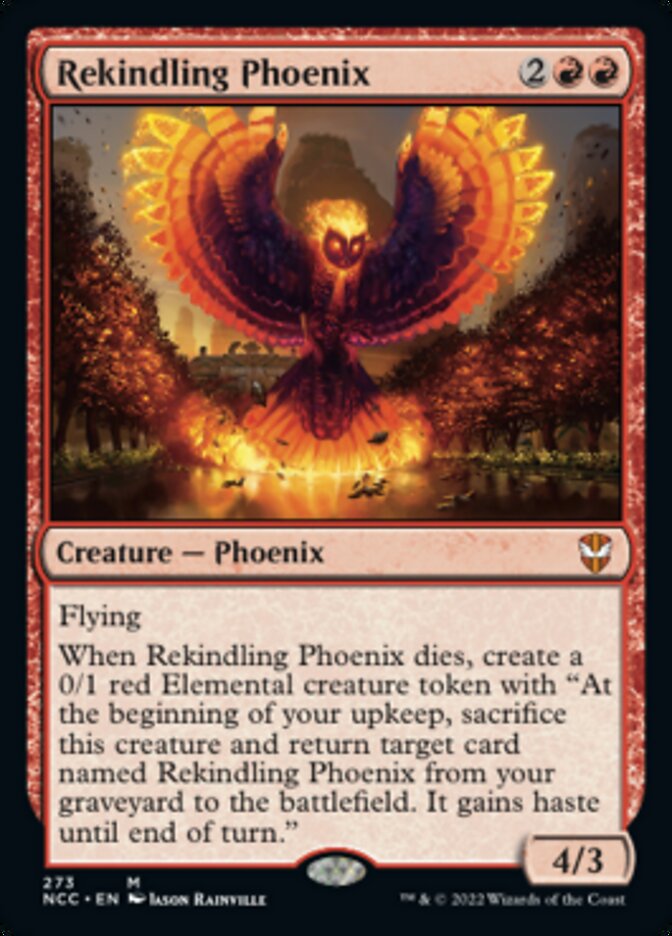 Rekindling Phoenix [Streets of New Capenna Commander] | Clutch Gaming