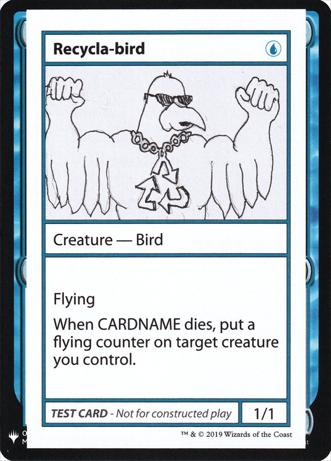 Recycla-bird [Mystery Booster Playtest Cards] | Clutch Gaming