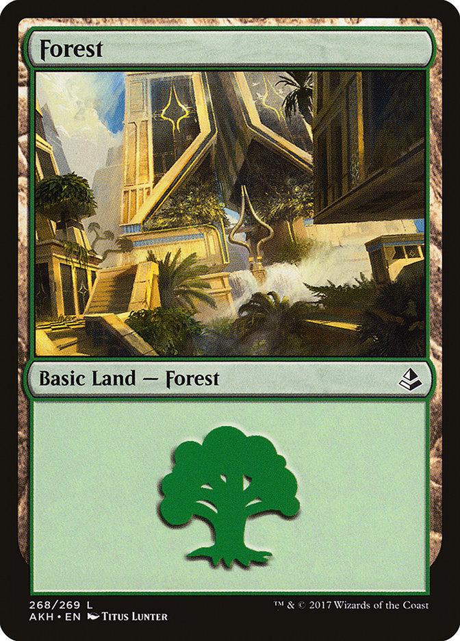 Forest (268) [Amonkhet] | Clutch Gaming