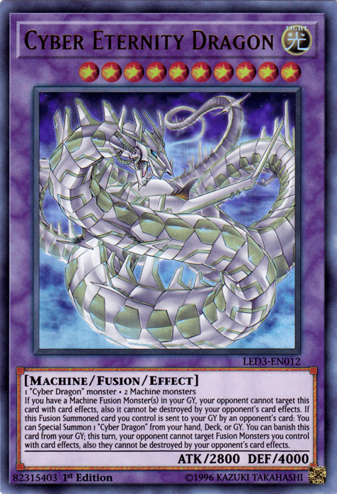 Cyber Eternity Dragon [LED3-EN012] Ultra Rare | Clutch Gaming