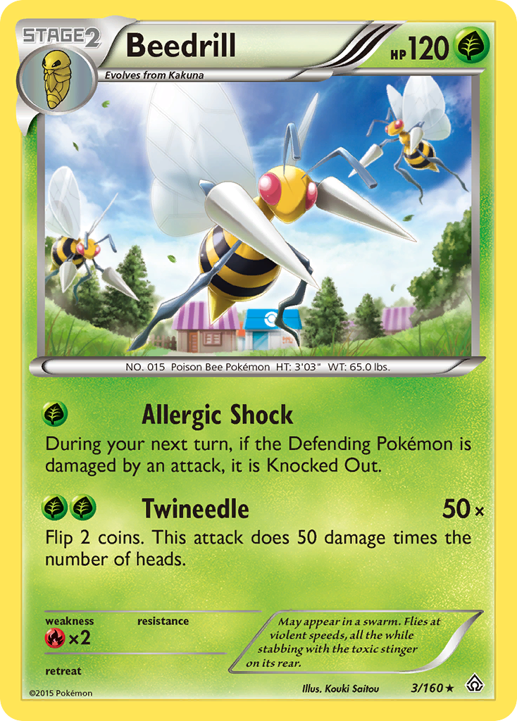 Beedrill (3/160) [XY: Primal Clash] | Clutch Gaming