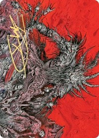 Varragoth, Bloodsky Sire Art Card (Gold-Stamped Signature) [Kaldheim Art Series] | Clutch Gaming