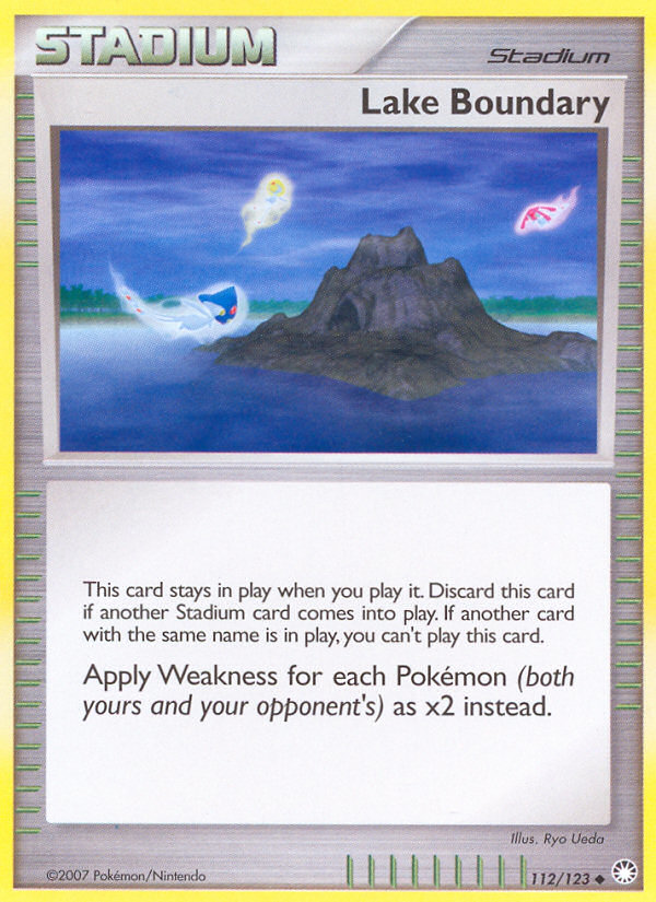 Lake Boundary (112/123) [Diamond & Pearl: Mysterious Treasures] | Clutch Gaming