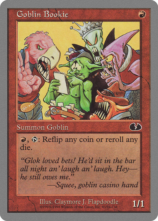 Goblin Bookie [Unglued] | Clutch Gaming