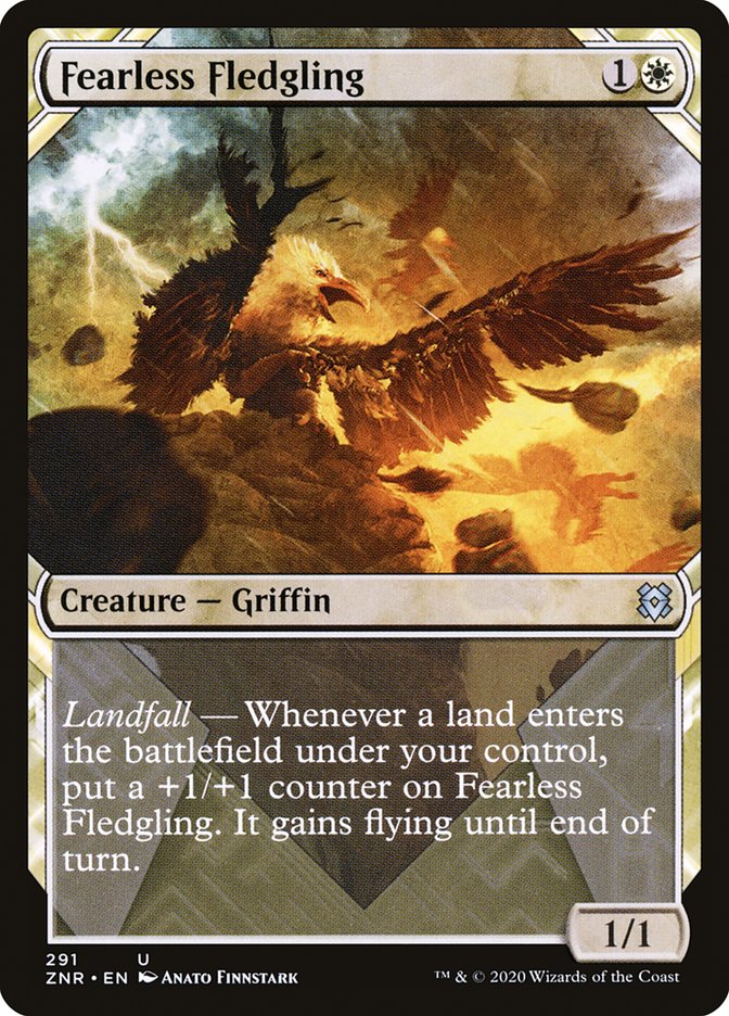 Fearless Fledgling (Showcase) [Zendikar Rising] | Clutch Gaming