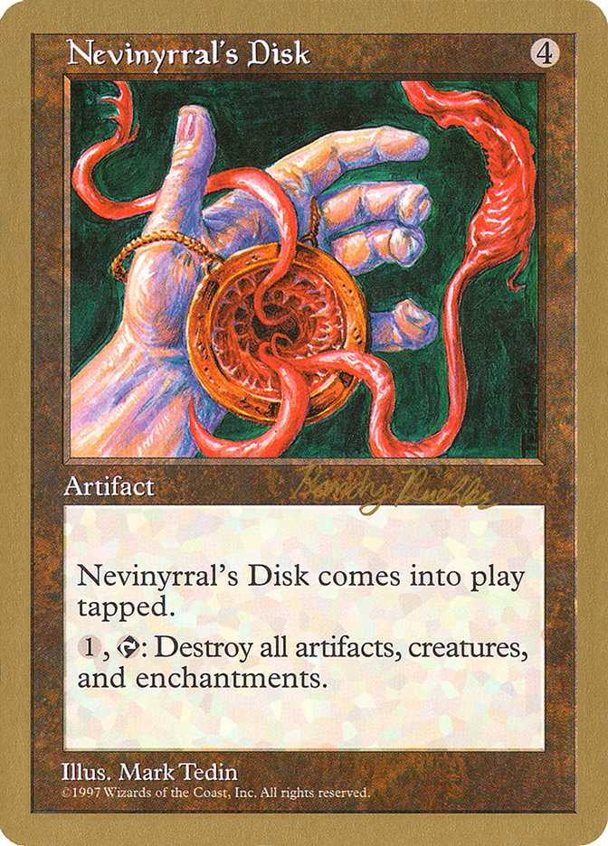Nevinyrral's Disk (Randy Buehler) [World Championship Decks 1998] | Clutch Gaming