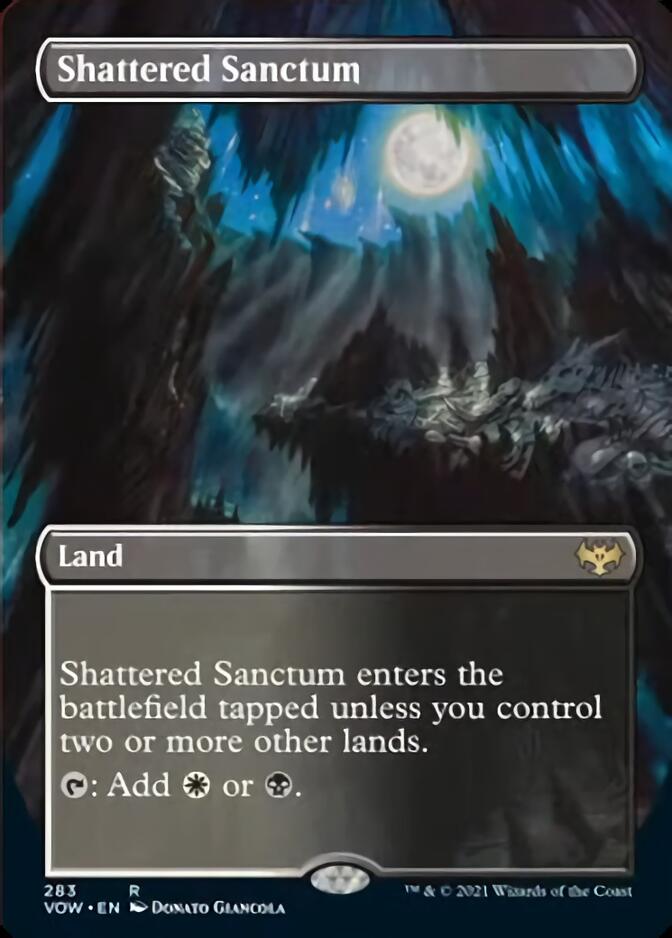 Shattered Sanctum (Borderless Alternate Art) [Innistrad: Crimson Vow] | Clutch Gaming