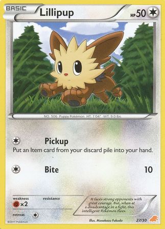 Lillipup (27/30) [Black & White: Trainer Kit - Excadrill] | Clutch Gaming