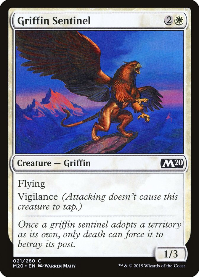 Griffin Sentinel [Core Set 2020] | Clutch Gaming