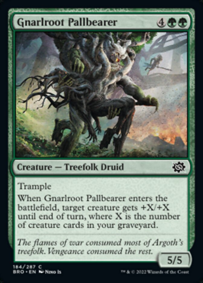 Gnarlroot Pallbearer [The Brothers' War] | Clutch Gaming