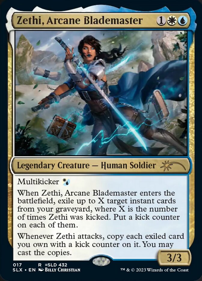 Zethi, Arcane Blademaster [Secret Lair: Universes Within] | Clutch Gaming