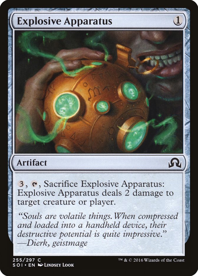 Explosive Apparatus [Shadows over Innistrad] | Clutch Gaming