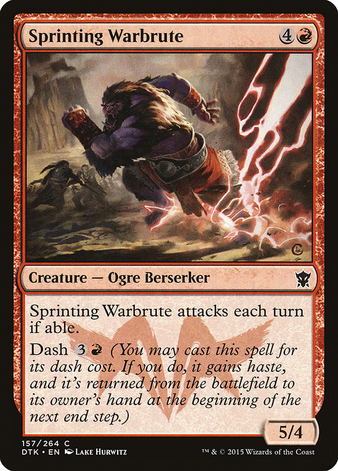 Sprinting Warbrute [Dragons of Tarkir] | Clutch Gaming