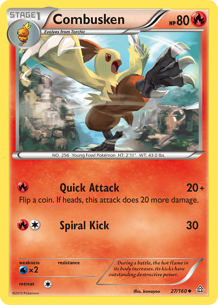 Combusken (27/160) [XY: Primal Clash] | Clutch Gaming