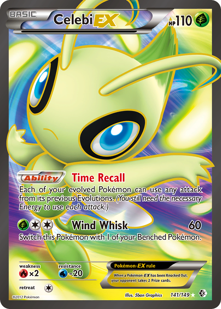 Celebi EX (141/149) [Black & White: Boundaries Crossed] | Clutch Gaming