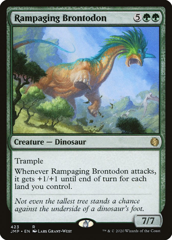 Rampaging Brontodon [Jumpstart] | Clutch Gaming