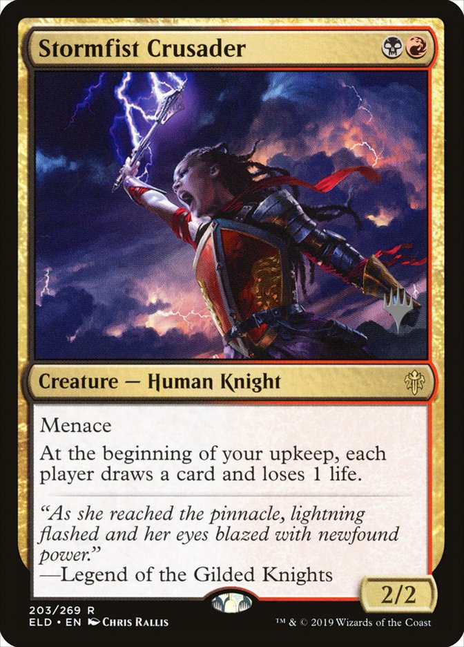 Stormfist Crusader (Promo Pack) [Throne of Eldraine Promos] | Clutch Gaming