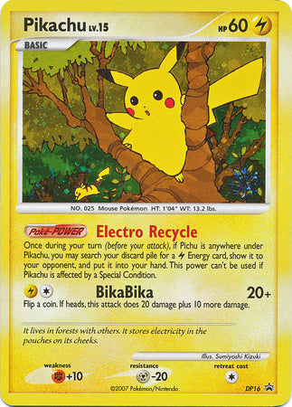 Pikachu (DP16) [Countdown Calendar Promos] | Clutch Gaming