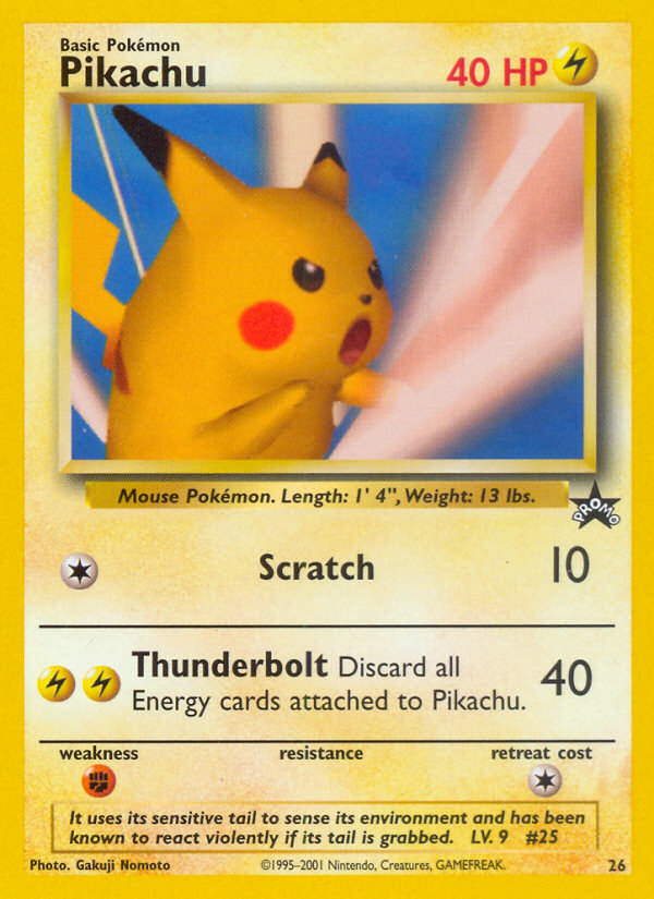 Pikachu (26) [Wizards of the Coast: Black Star Promos] | Clutch Gaming