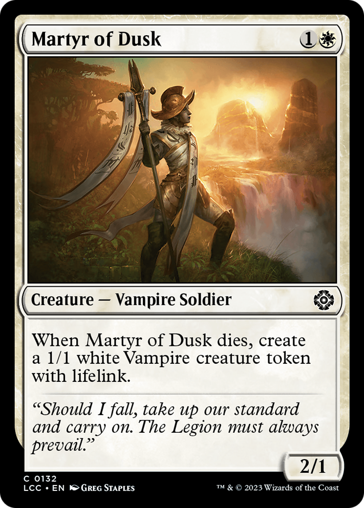 Martyr of Dusk [The Lost Caverns of Ixalan Commander] | Clutch Gaming