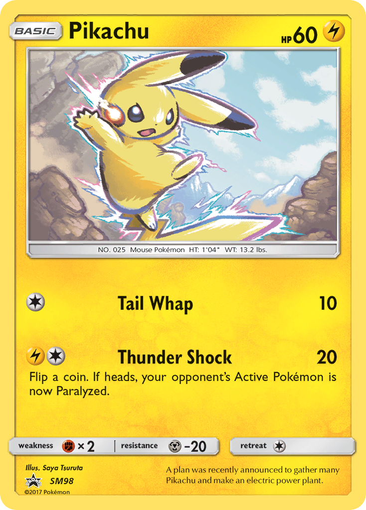 Pikachu (SM98) [Sun & Moon: Black Star Promos] | Clutch Gaming