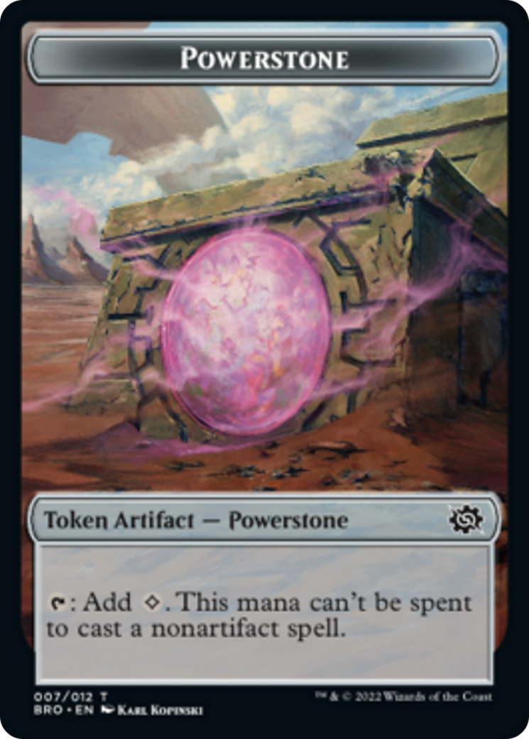 Copy // Powerstone Double-Sided Token [The Brothers' War Commander Tokens] | Clutch Gaming