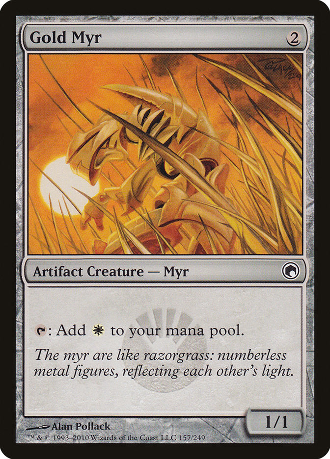 Gold Myr [Scars of Mirrodin] | Clutch Gaming