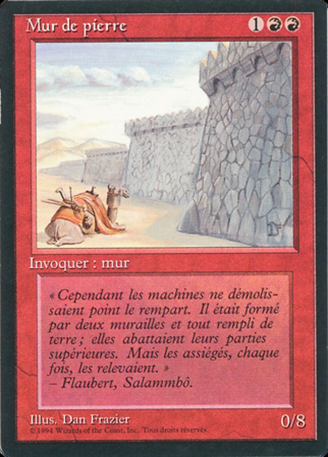 Wall of Stone [Foreign Black Border] | Clutch Gaming