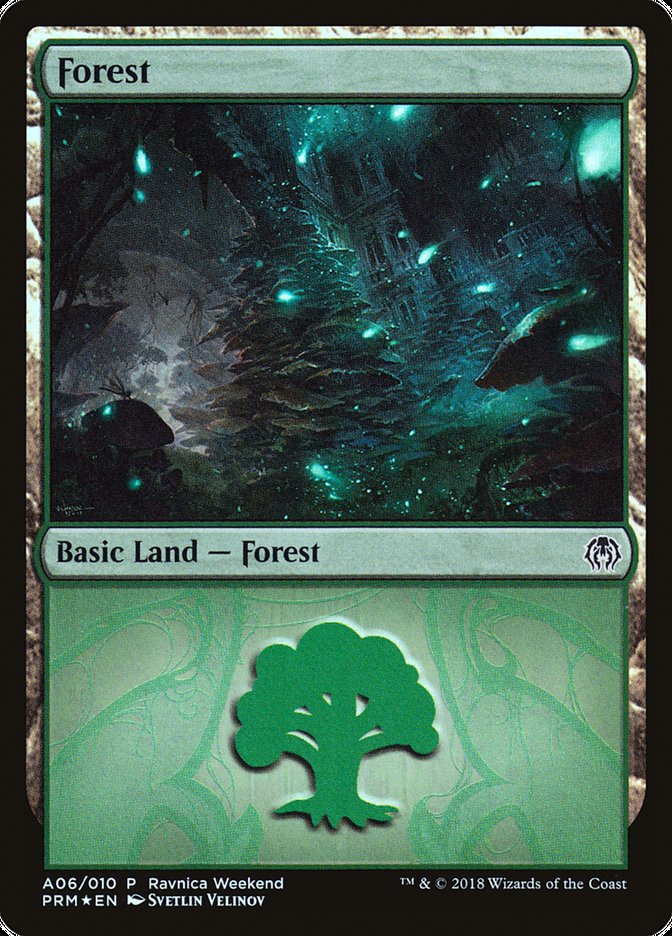 Forest (A06) [Ravnica Allegiance Ravnica Weekend] | Clutch Gaming