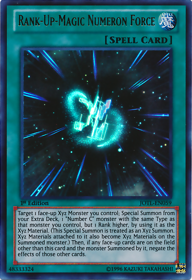 Rank-Up-Magic Numeron Force [JOTL-EN059] Ultra Rare | Clutch Gaming