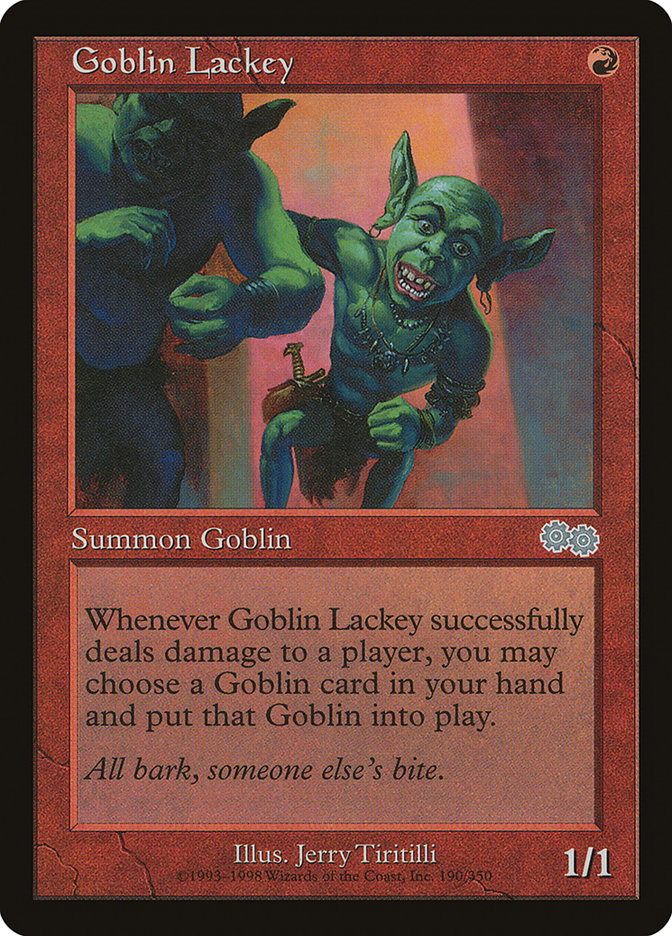 Goblin Lackey [Urza's Saga] | Clutch Gaming